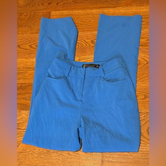 New York & Co. size 0 high rise blue dress pants - Picture 1 of 9